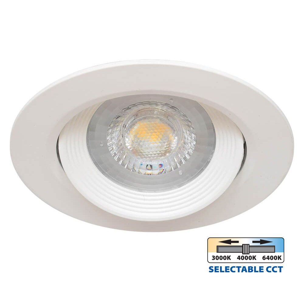 КРЪГЛА LED ЛУНА ЗА ВГРАЖДАНЕ RAYA LED ∙ 5W ∙ БЯЛА ∙ CCT-SWITCH ∙ 3000K-4000K-6400K / 004802