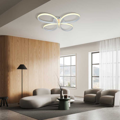 LED плафон BUTTERFLY-C LED ∙ 37W ∙ бял ∙ CCT-switch ∙ 3000-4000-6000K / 005327