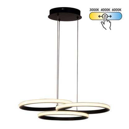 LED полилей MEDELIN-P LED ∙ 38W ∙ черен ∙ CCT ∙ 3000-4000-6000K / 005332