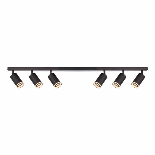 ЛИНЕЕН СПОТ ЗА ТАВАН SP736-6L BK KING ∙ ЧЕРЕН ∙ 6XGU10 / 004800