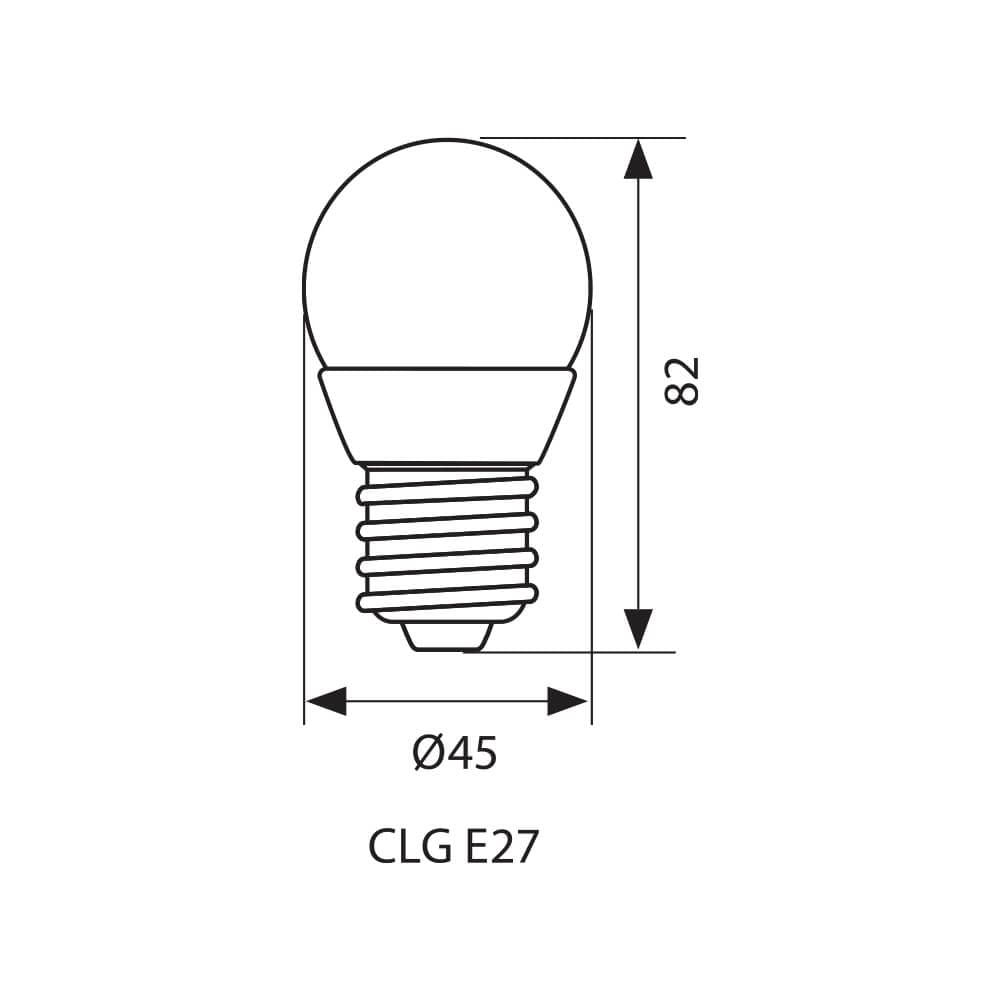 LED ЛАМПА CERAMIC LED ∙ 3.5W ∙ 220LM ∙ E27 ∙ 4000K / 003055