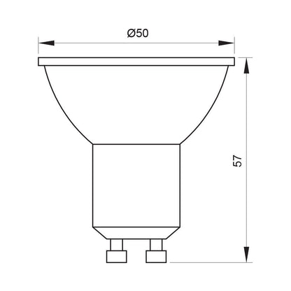 ДИМИРУЕМА LED ЛАМПА VOLUX LED ∙ JDR ∙ 7W ∙ 560LM ∙ GU10 ∙ 4000K / 005065