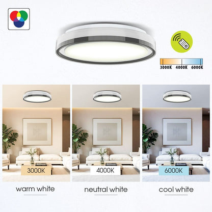LED ПЛАФОНИЕРА С ДИСТАНЦИОННО УПРАВЛЕНИЕ PLEADA LED ∙ 36W ∙ RGB ∙ 3000-6000K / 004815