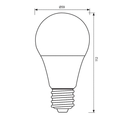 LED ЛАМПА LARGO LED ∙ 11W ∙ 1055LM ∙ E27 ∙ 6400K / 005128