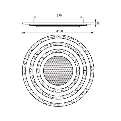 МУЛТИФУНКЦИОНАЛНА LED ПЛАФОНИЕРА SATURN LED ∙ 75W / 004831