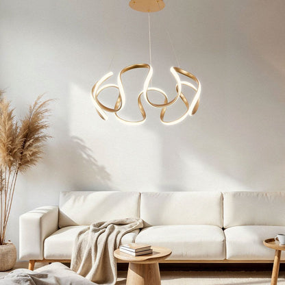 LED ПОЛИЛЕЙ MEANDRA-P LED ∙ 54W ∙ ЗЛАТО ∙ CCT-SWITCH ∙ 3000-4000-6000K / 005167