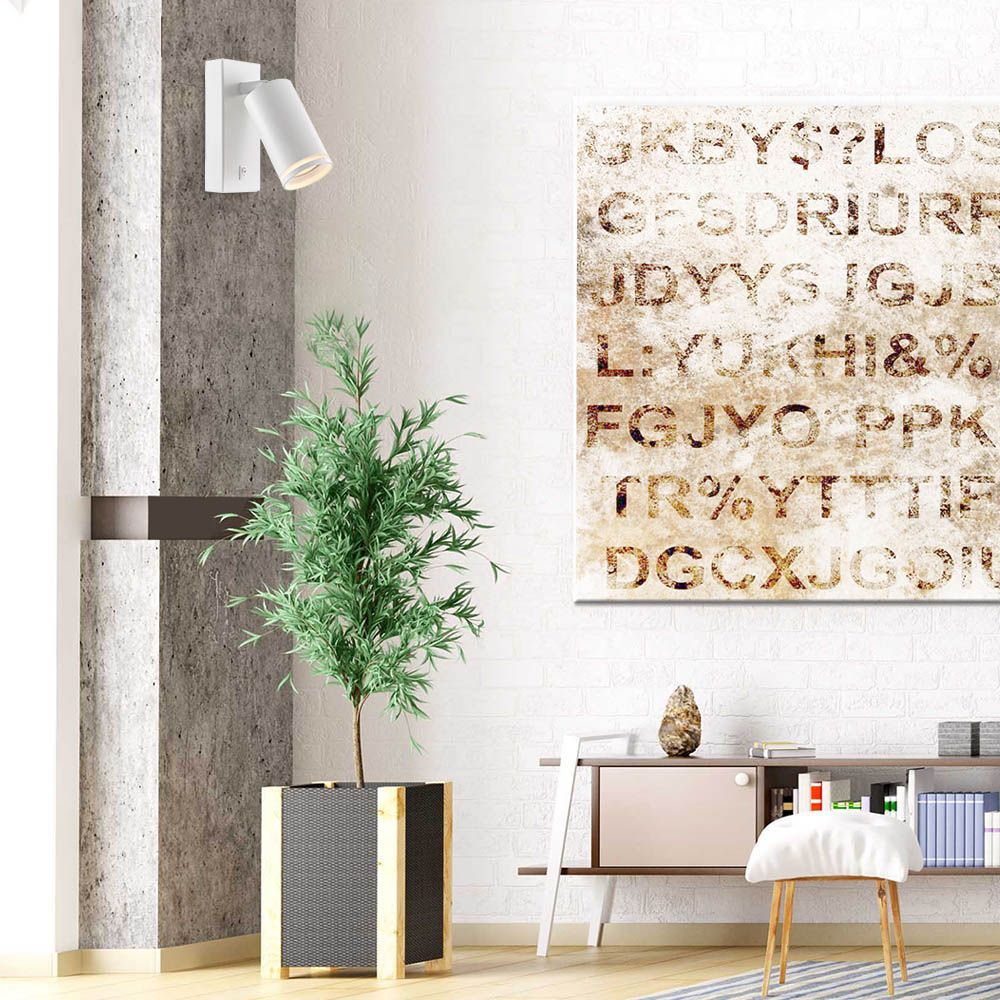 СПОТ ЗА СТЕНА С ПРЕКЪСВАЧ KING ∙ SP718 ∙ БЯЛ / 004576