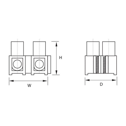 ЛУСТЕР-КЛЕМА Т85 ∙ ПОЛИПРОПИЛЕН H/4.0MM2 PP / 001722