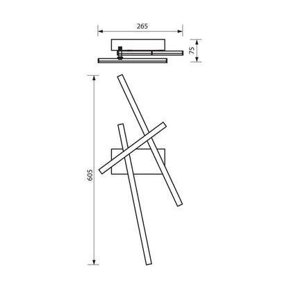 LED ОСВЕТИТЕЛНО ТЯЛО ЗА ТАВАН VECTOR LED ∙ 19W ∙ 4000K / 004406