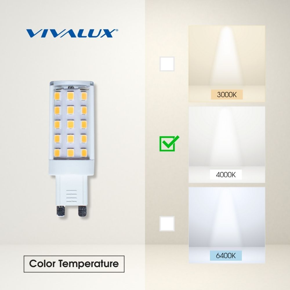 LED ЛАМПА FREA LED ∙ 4.8W ∙ 550LM ∙ G9 ∙ 4000K / 004848