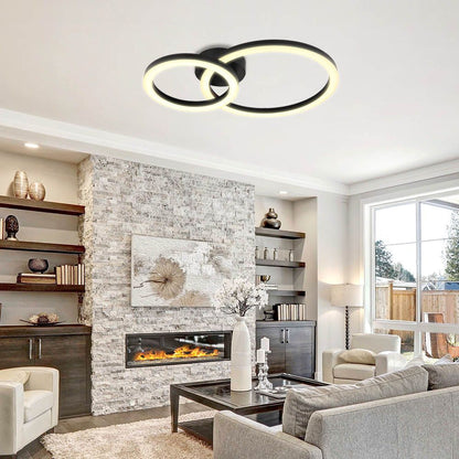 LED ПЛАФОН ZION LED ∙ 18W ∙ ЧЕРЕН ∙ 4000K / 005041