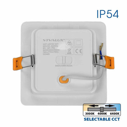 LED ЛУНА KAPI LED ∙ 9W ∙ CCT-SWITCH ∙ 3000K-4000K-6400K ∙ IP54 / 004759