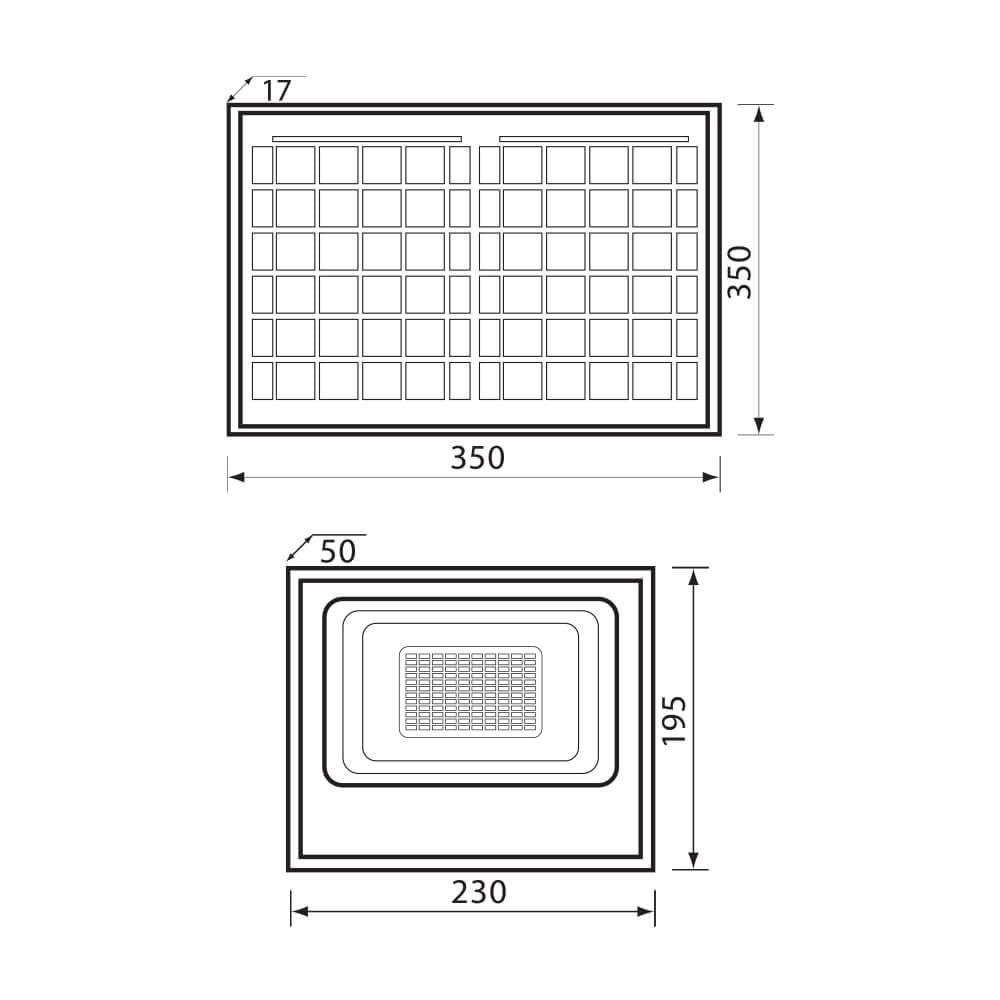 LED ПРОЖЕКТОР СЪС СОЛАРЕН ПАНЕЛ ISOLA LED ∙ 60W ∙ 550LM ∙ 6400K ∙ IP65 / 004474