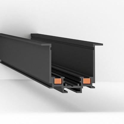 SLIM25 Релса за вграждане InTrack ∙ 2M ∙ Черен / 004942