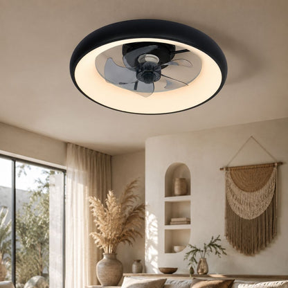 LED плафон с вентилатор KAI LED ∙ 30W ∙ черен ∙ CCT ∙ 3000K-6400K / 005337