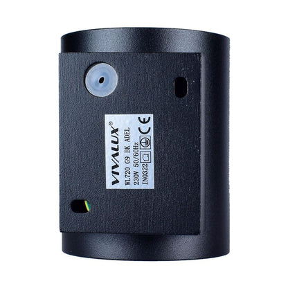 ДЕКОРАТИВЕН КРЪГЪЛ АПЛИК ADEL ∙ WL720 ∙ G9 ∙ ЧЕРНО / 004650