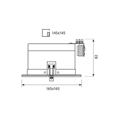 ЛУНА ЗА ВГРАЖДАНЕ DOCS ∙ 2X15W ∙ НИКЕЛ МАТ / 002818