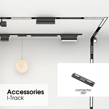 SLIM25 ЕЛЕКТРИЧЕСКИ МАГНИТЕН КОНЕКТОР 180° I-TRACK ∙ ЧЕРЕН / 004938