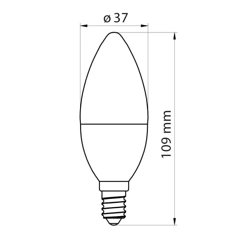 LED ЛАМПА NORRIS LED PREMIUM ∙ 9W ∙ 868LM ∙ E14 ∙ 4000K / 004301