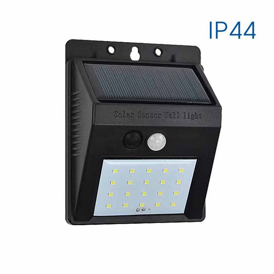 СОЛАРЕН LED АПЛИК СЪС СЕНЗОР PIN SOLAR LED ∙ 0.55W ∙ 110LM ∙ PIR ∙ 4000K ∙ IP44 / 004728