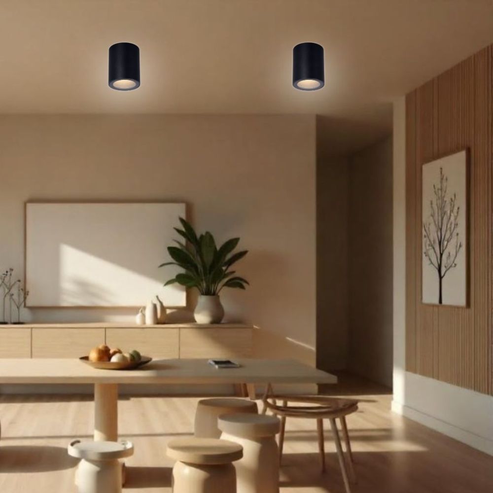 ЛУНА ЗА ВЪНШЕН МОНТАЖ LENA ∙ DL728 ∙ GU10 ∙ ЧЕРЕН ∙ IP44 / 004858