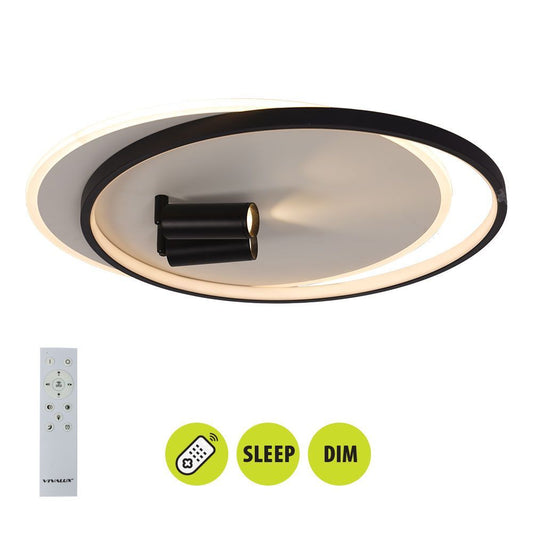 МУЛТИФУНКЦИОНАЛНА LED ПЛАФОНИЕРА С ДИСТАНЦИОННО ARAGON LED ∙ 86W ∙ CCT ∙ 3000-6000K / 005153