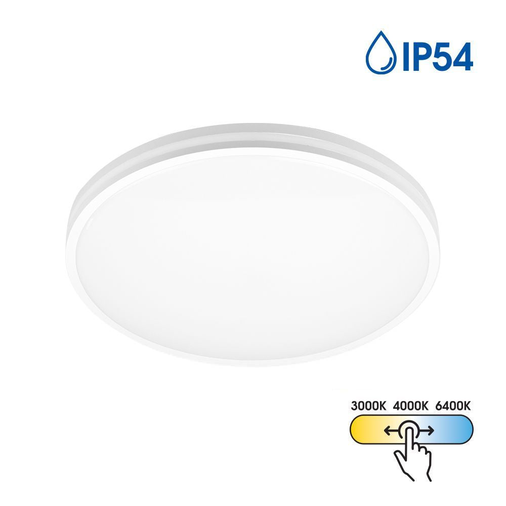 LED плафон NANCY LED ∙ 12W-18W-24W ∙ CCT-switch ∙ 3000K-4000K-6400K / 005319