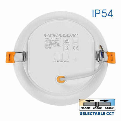 LED ЛУНА VERA LED ∙ 12W ∙ CCT-SWITCH ∙ 3000K-4000K-6400K ∙ IP54 / 004755