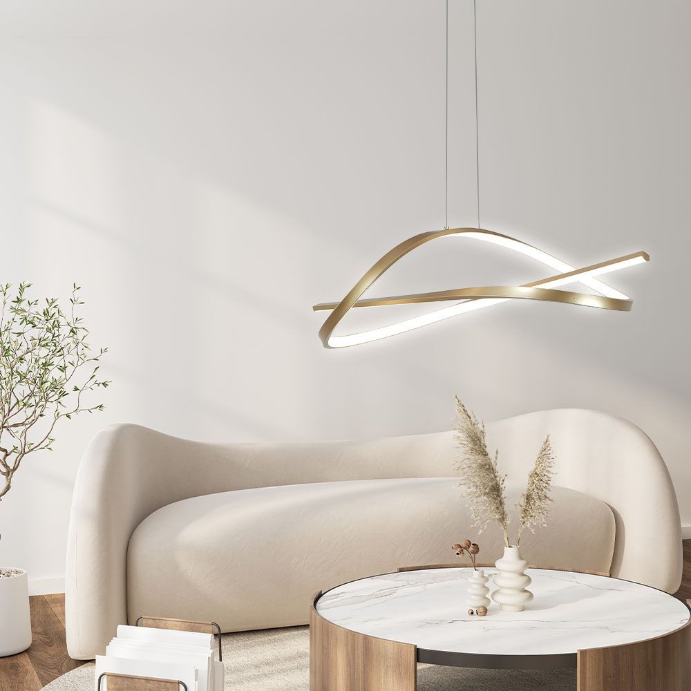 LED полилей MIRAGE-P LED ∙ 40W ∙ злато ∙ CCT-switch ∙ 3000-4000-6000K / 005336