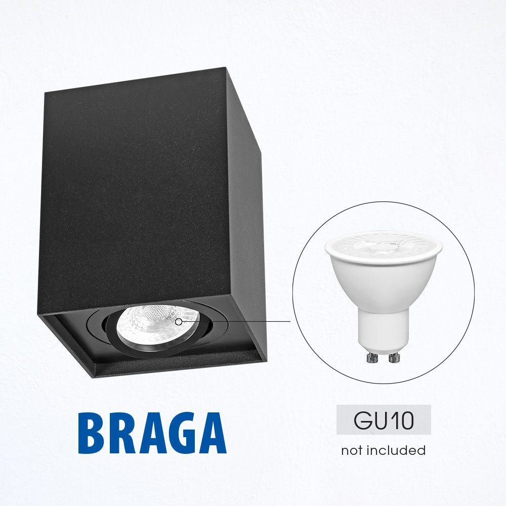 ЛУНА ЗА ВЪНШЕН МОНТАЖ BRAGA ∙ DL702 ∙ ЧЕРЕН / 004047