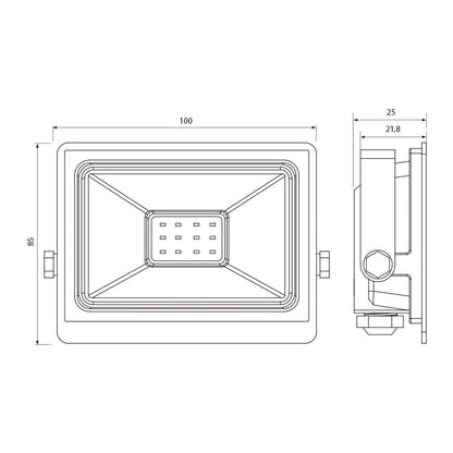 LED ПРОЖЕКТОР TREND LED ∙ 20W ∙ ЧЕРЕН ∙ 4000K / 003605