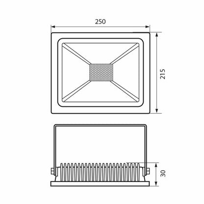 LED ПРОЖЕКТОР TREND LED ∙ 100W ∙ БЯЛ ∙ 4000K / 004337