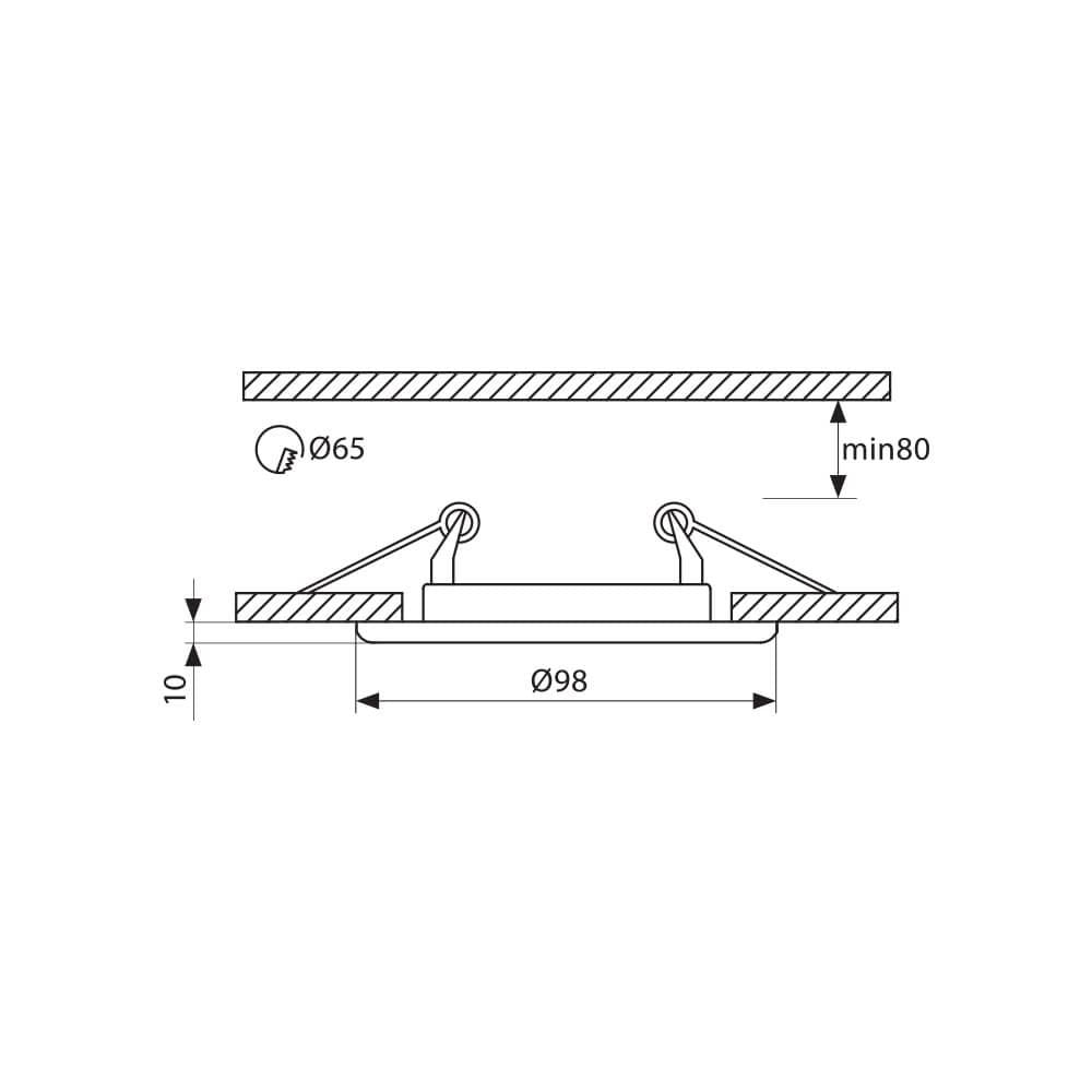 КРИСТАЛНА ДЕКОРАТИВНА ЛУНА GEM SL410 LED ∙ 3W ∙ 4000K / 003528