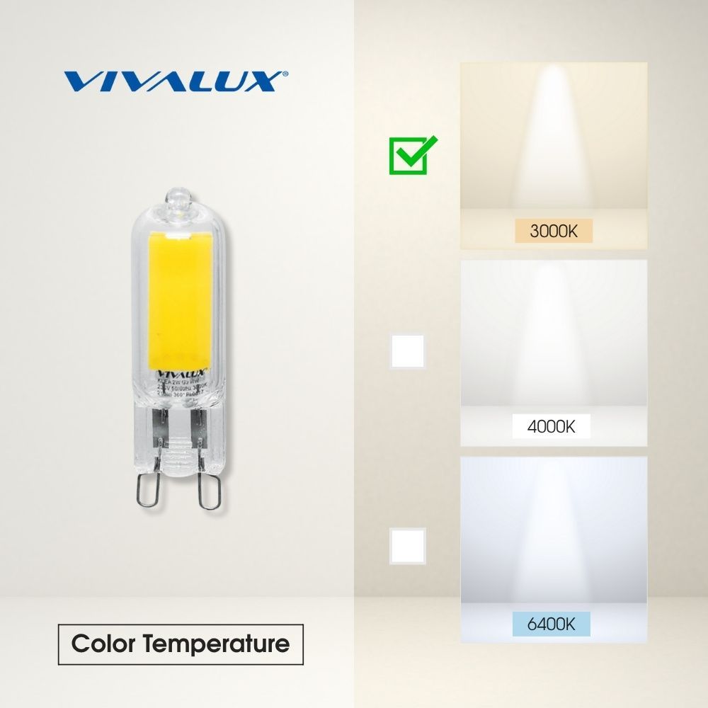 LED ЛАМПА KLEA LED ∙ 2W ∙ 210LM ∙ G9 ∙ 3000K /003977