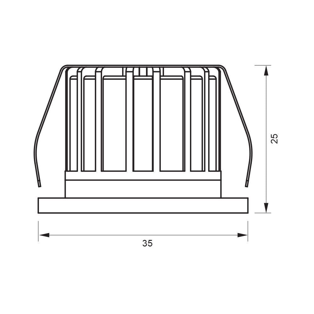 LED МЕБЕЛНА ЛУНА OMIX LED ∙ 3W ∙ 270LM ∙ БЯЛА ∙ 4000K / 005078