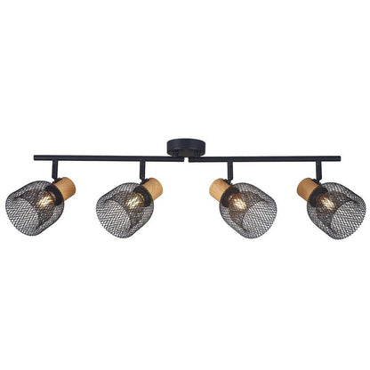 СПОТ BRIA ∙ SP793 ∙ 4XE27 ∙ МРЕЖА ∙ ЧЕРЕН / 005087