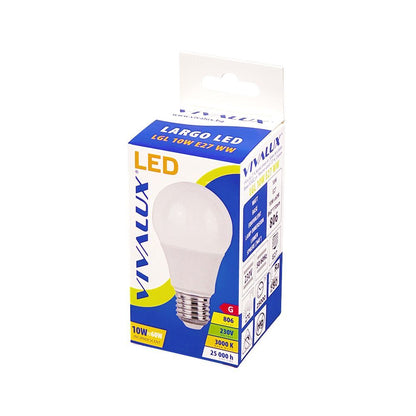 LED ЛАМПА LARGO LED ∙ 10W ∙ 806LM ∙ E27 ∙ 3000K / 003338