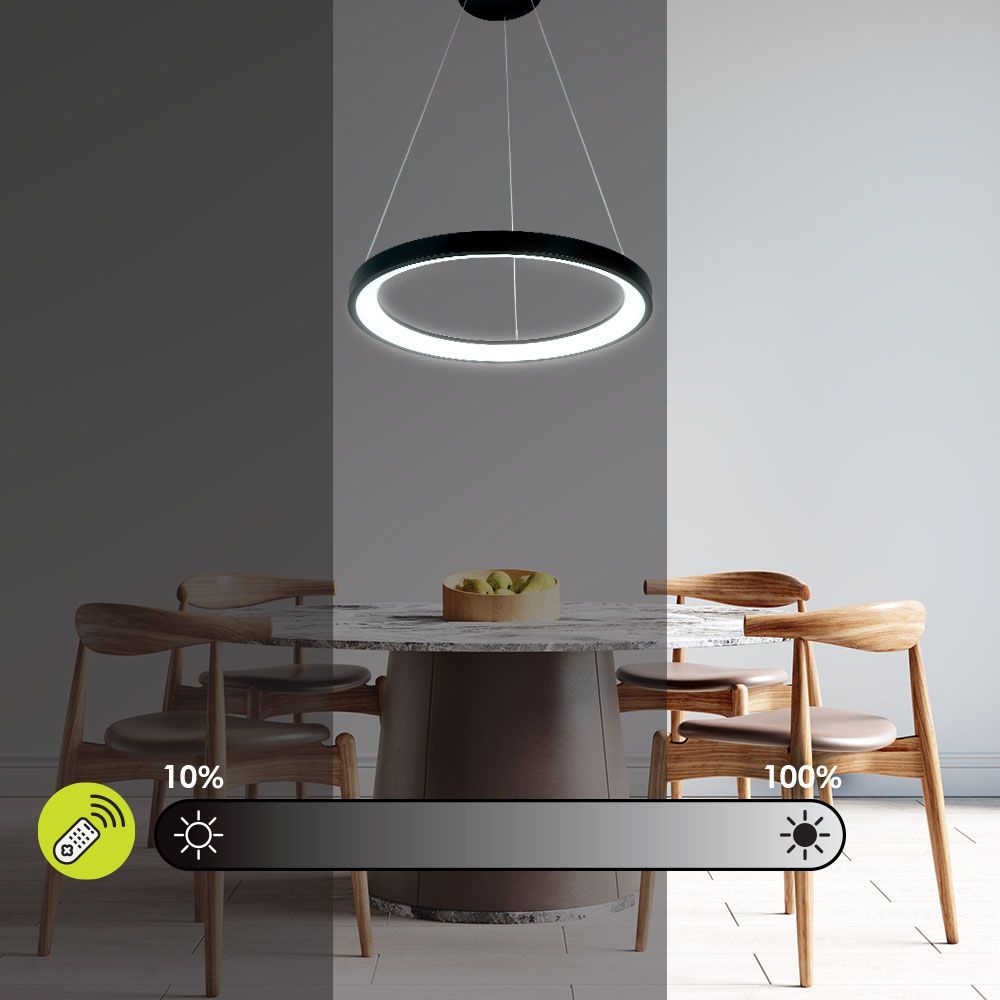 LED полилей ALEXA-P LED ∙ 55W ∙ черен ∙ CCT ∙ 3000-6000K / 005256