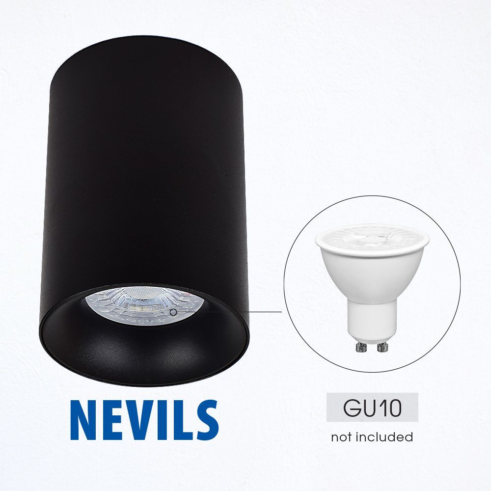 ЛУНА ЗА ВЪНШЕН МОНТАЖ NEVILS ∙ DL701 ∙ ЧЕРЕН / 004050