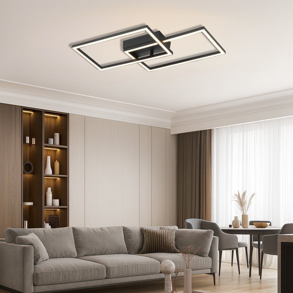 LED ПЛАФОН SONOMA LED ∙ RC2 ∙ 20W ∙ ЧЕРЕН ∙ 4000K / 005034