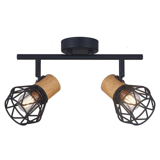 СПОТ FRODO ∙ SP795 ∙ 2XE27 ∙ МЕТАЛ ∙ ЧЕРЕН / 005089