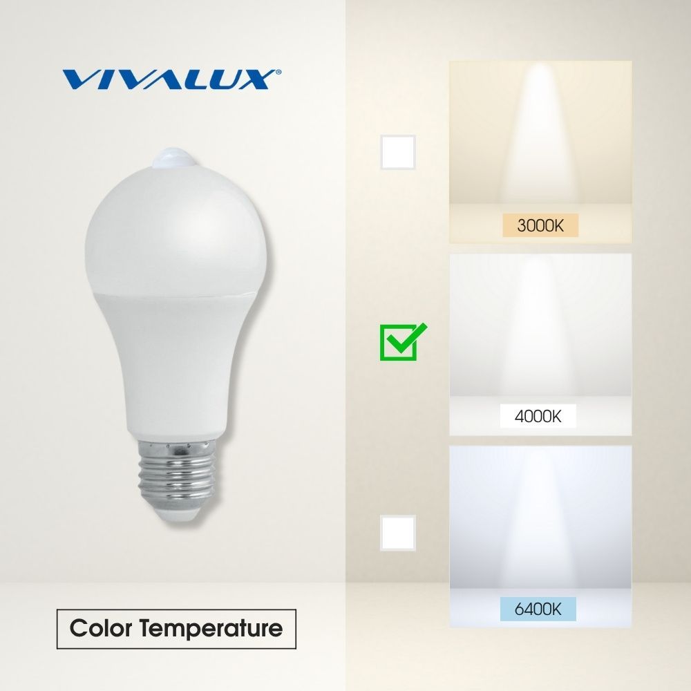 LED ЛАМПА С IR СЕНЗОР ЗА ДВИЖЕНИЕ SIGMA LED ∙ PIR ∙ 11W ∙ 1000LM ∙ E27 ∙ 4000K / 004985