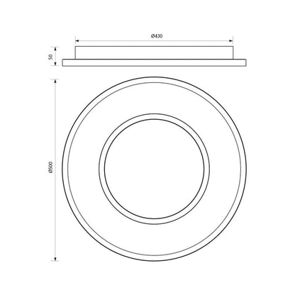 LED ПЛАФОНИЕРА GALA LED ∙ 75W ∙ CCT ∙ 3000-4000-6000K / 05154