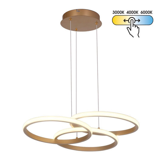 LED полилей MEDELIN-P LED ∙ 38W ∙ злато ∙ CCT ∙ 3000-4000-6000K / 005331