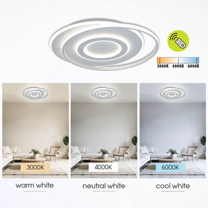 МУЛТИФУНКЦИОНАЛНА LED ПЛАФОНИЕРА С ДИСТАНЦИОННО TILDA LED ∙ 88W ∙ CCT ∙ 3000-6000K / 005175