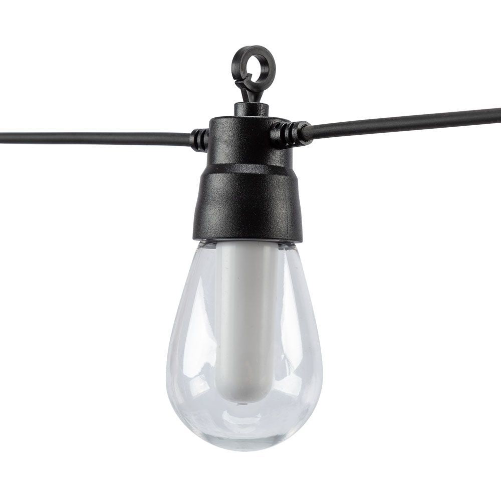 СОЛАРНА LED ВЕРИГА С 10 ЛАМПИ И ДИСТАНЦИОННО FIESTA SOLAR LED / 004992
