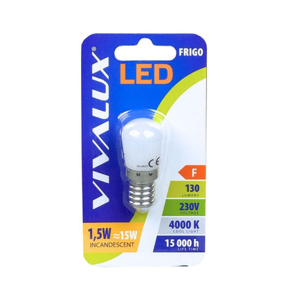 LED ЛАМПА ЗА ХЛАДИЛНИК/ФРИЗЕР FRIGO LED ∙ 1.5W ∙ 130LM ∙ E14 ∙ 4000K / 003491