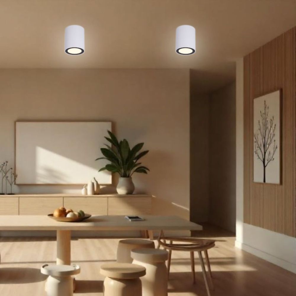 ЛУНА ЗА ВЪНШЕН МОНТАЖ LENA ∙ DL728 ∙ GU10 ∙ БЯЛ ∙ IP44 / 004857