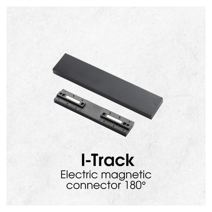 SLIM25 ЕЛЕКТРИЧЕСКИ МАГНИТЕН КОНЕКТОР 180° I-TRACK ∙ ЧЕРЕН / 004938