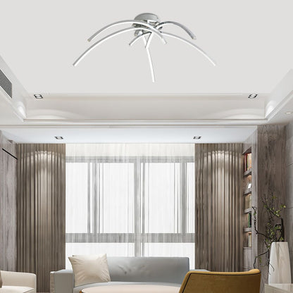 LED ПЛАФОН LOREIN LED ∙ 36W ∙ ХРОМ ∙ CCT-SWITCH ∙ 3000-4000-6400K / 005161